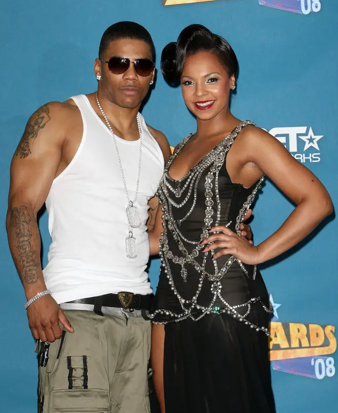 Nelly and Ashanti pictured in 2008.