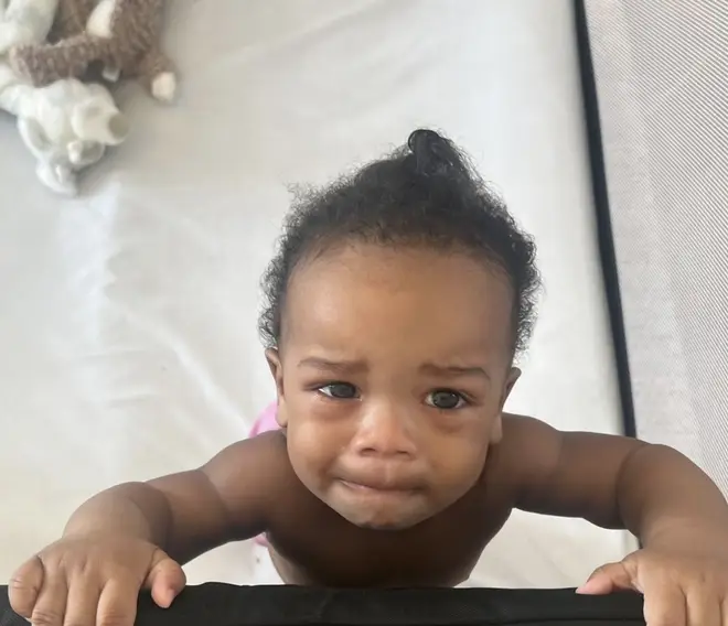 Rihanna shared an adorable snap of her 10-month-old son.