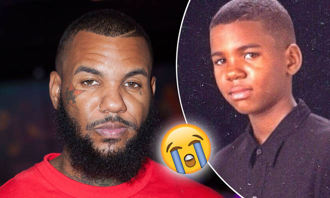 The Game fired back at a fan who told him to delete a childhood photo of himself.
