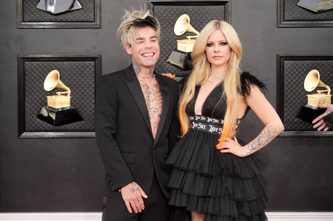 Mod Sun and Avril Lavigne pictured in 2022.