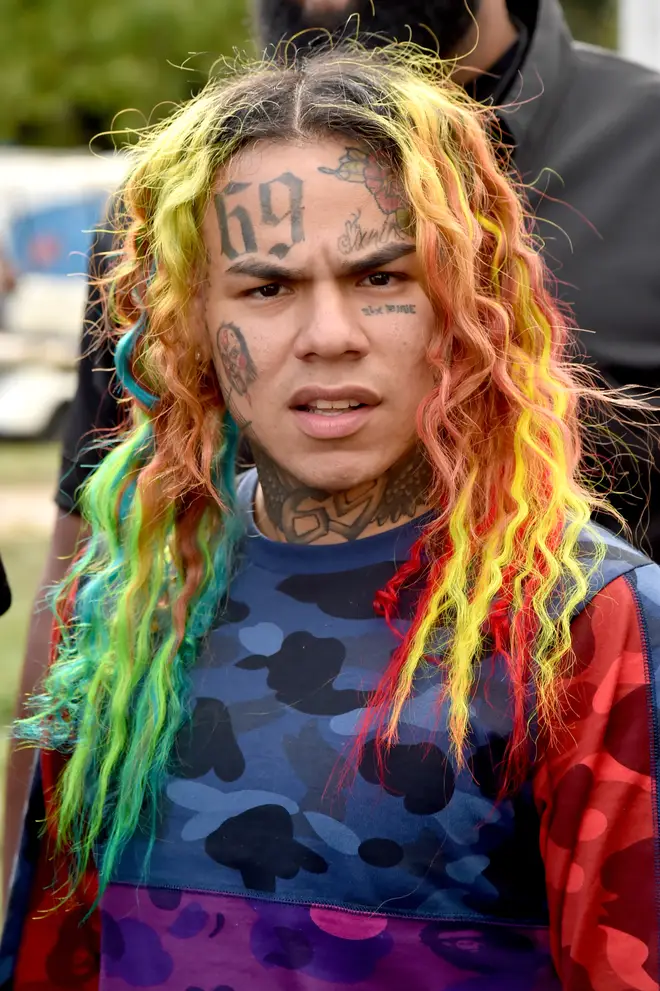 6ix9ine was beaten up in an attack by a Florida gym.