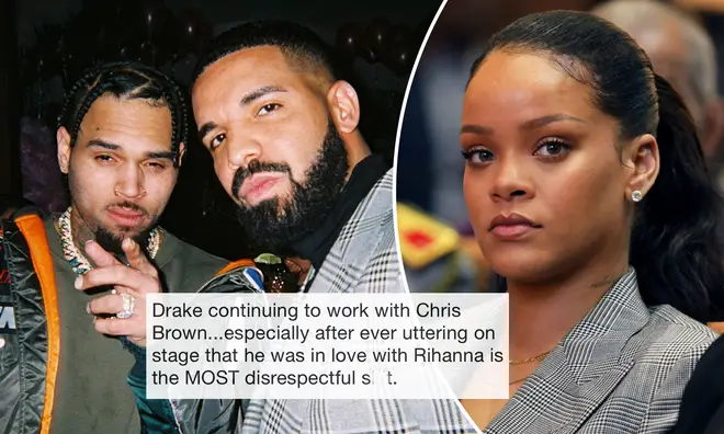 Drake has been criticised for working with Chris Brown owing to his past with Rihanna.