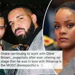 Drake has been criticised for working with Chris Brown owing to his past with Rihanna.