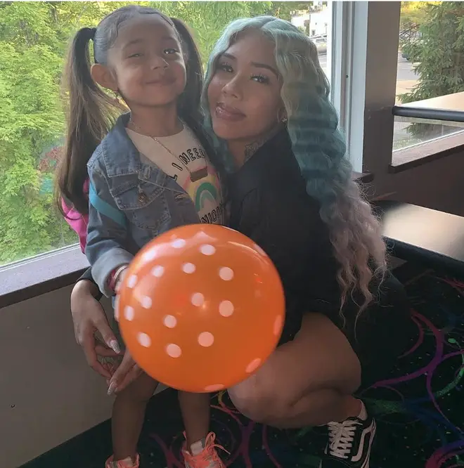Sara and her daughter, who she shares with 6ix9ine.