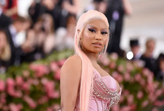 Rapstress Nicki Minaj features on the new track.