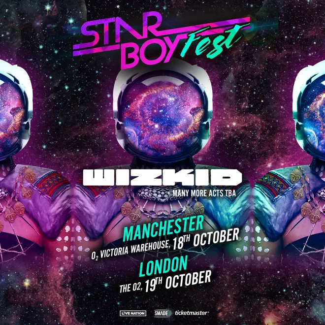 Wizkid is performing two Star Boy Fest shows in the UK