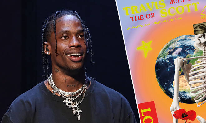 Travis Scott will be performing at London's O2 Arena on 16th July 2019.