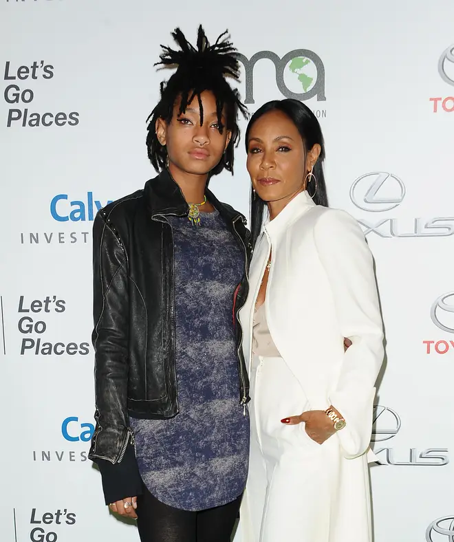 Jada, her mum and daughter Willow were co-hosts.