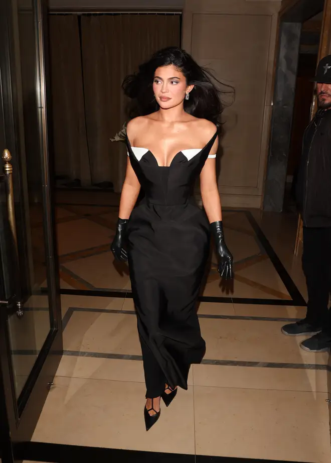 Kylie wore this dress to the after party, but was 'shut out' from it.