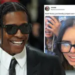 A$AP Rocky responds after 'jumping on fan' to get to the Met Gala on time