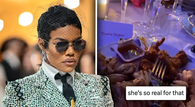 Teyana Taylor snuck in Chick-fil-A to the 2023 Met Gala