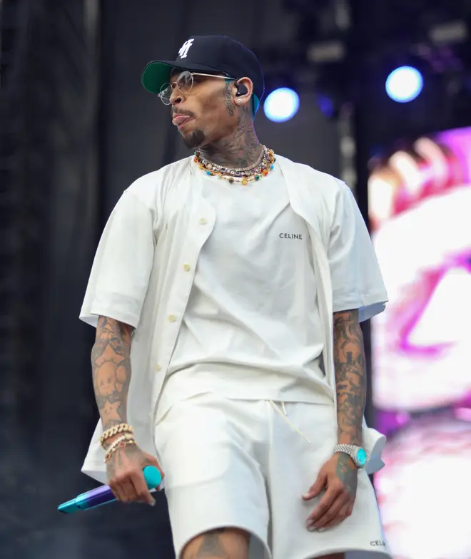 Chris Brown allegedly gave Usher a bloody nose at the weekend.