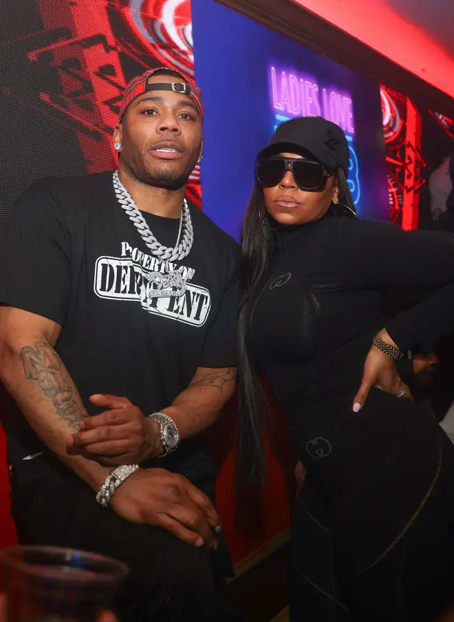 Nelly and Ashanti pictured earlier this month.