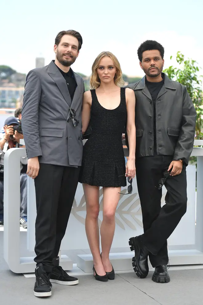 Sam Levinson, Lily-Rose Depp and Abel 'The Weeknd' Tesfaye.