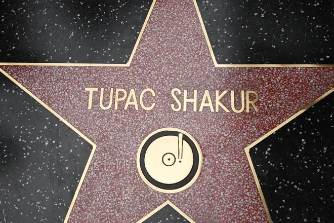 Tupac was honoured with a star on the Hollywood Walk of Fame.