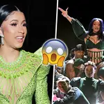 Cardi B chants "I ain't going jail" during her BET Experience performance