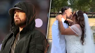 Eminem fans think he MISSED daughter Alaina's wedding after photos go viral