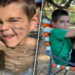 Kourtney Kardashian's son Reign, 8, flips middle finger at paparazzi