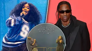 SZA and Travis Scott spark dating rumours with flirty tour antics