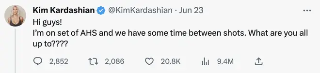 Kim was slammed for this tweet amid the writers strike.