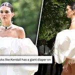 Kendall Jenner roasted over Jacquemus 'diaper' dress