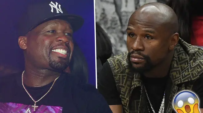 50 Cent has taken to Instagram to troll Floyd Mayweather's DJ after rapper T.I allegedly jumped him