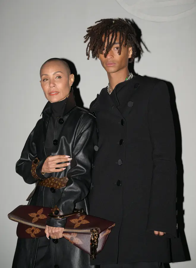 Jada Pinkett Smith with son Jaden.