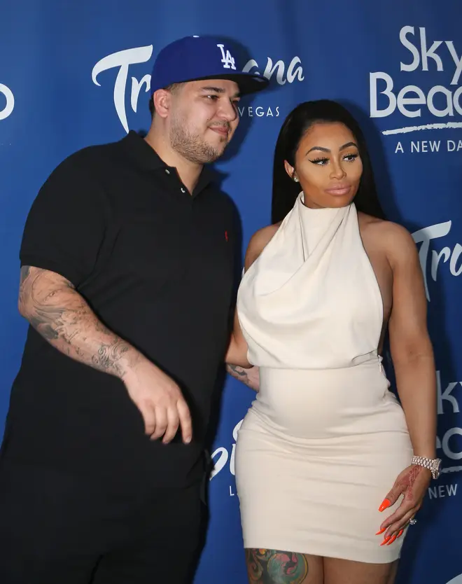 Rob and Chyna pictured in 2016.