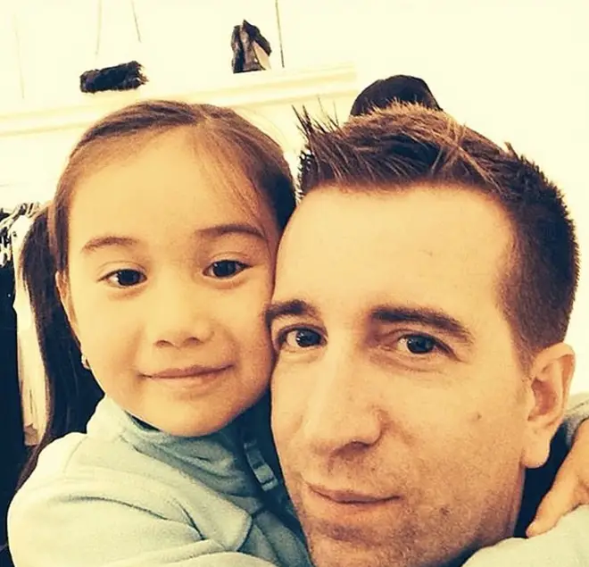 Christopher Hope with a younger Lil Tay.