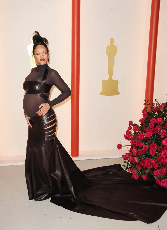 Rihanna is said to have given birth earlier this month