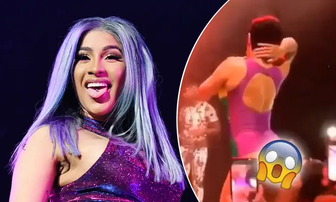 Cardi B shocked fans after posting a video of her twerking in a guy's face on Instagram.