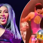Cardi B shocked fans after posting a video of her twerking in a guy's face on Instagram.