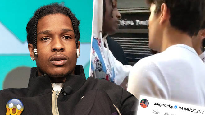 Asap Rocky shares various videos of the Sweden incident and pleads he&squot;s "guilty"