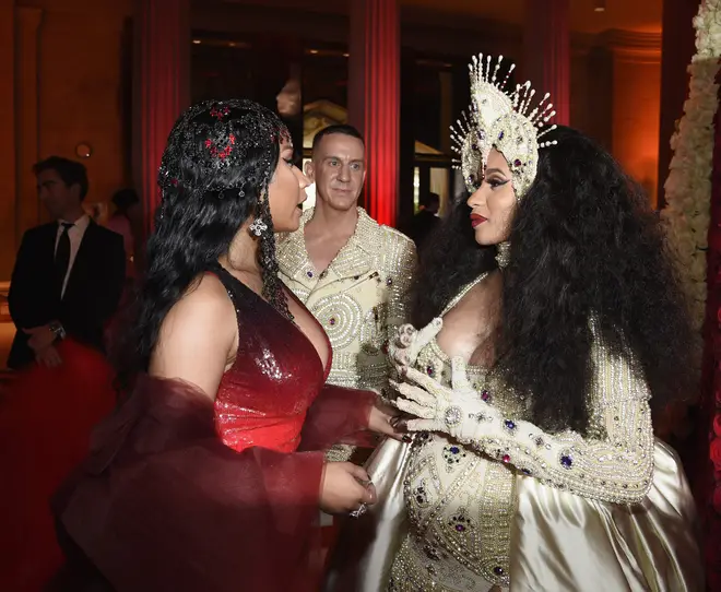 Nicki and Cardi pictured in 2018.