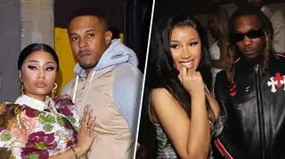 What is going on between Nicki Minaj and Cardi B's husbands?
