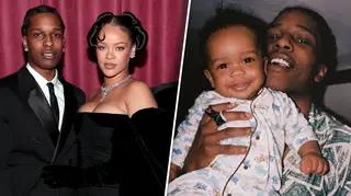 Rihanna & ASAP Rocky share first pictures of newborn son Riot Rose