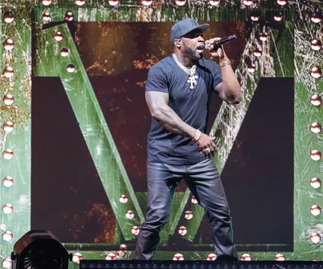 A woman gave birth to a baby girl during 50 Cent&squot;s "The Final Lap" tour