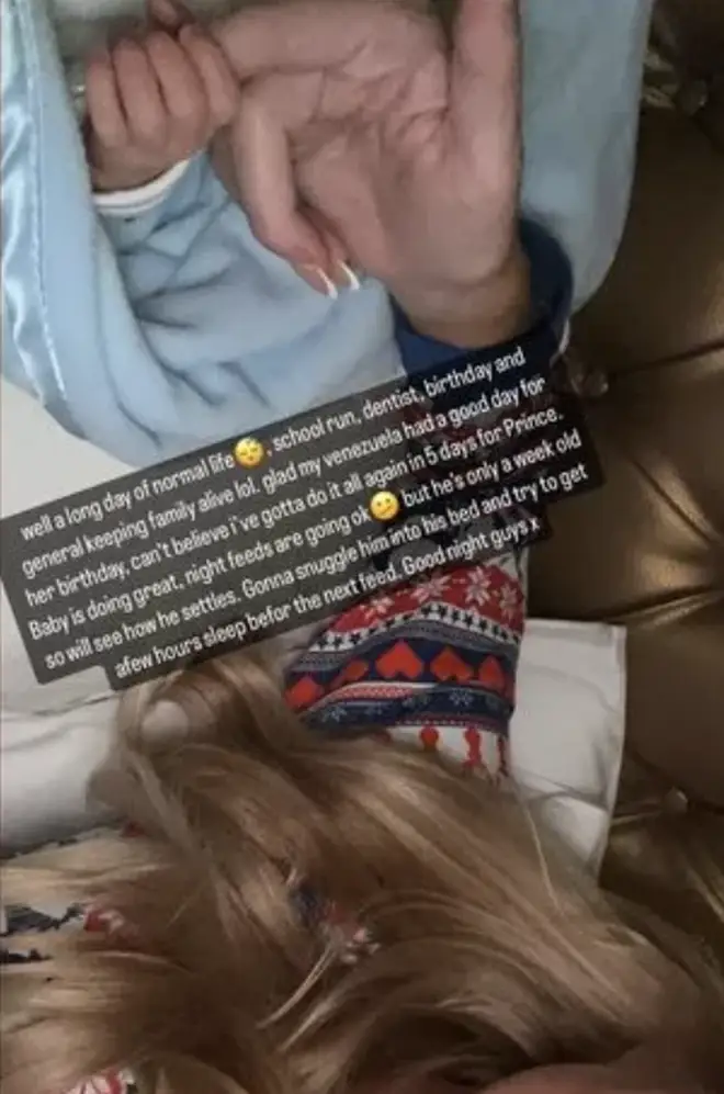 Paris explained the name on her Instagram stories.
