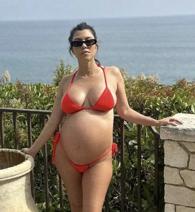 Kourtney documented her pregnancy journey on social media.