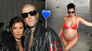 Kourtney Kardashian gives birth to first child with husband Travis Barker