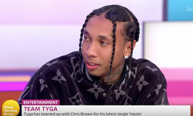 Tyga gets asked awkward question about ex Kylie Jenner