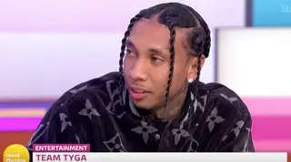 Tyga gets asked awkward question about ex Kylie Jenner