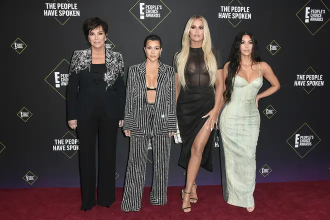 The Kardashian family pictured together.
