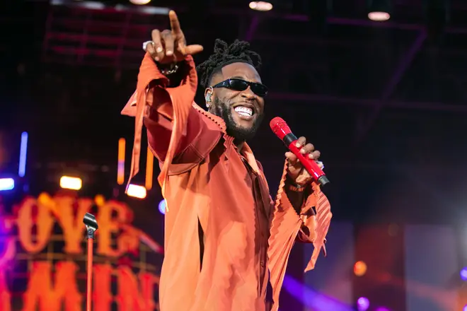 Burna Boy Performs At London Stadium in 2023.