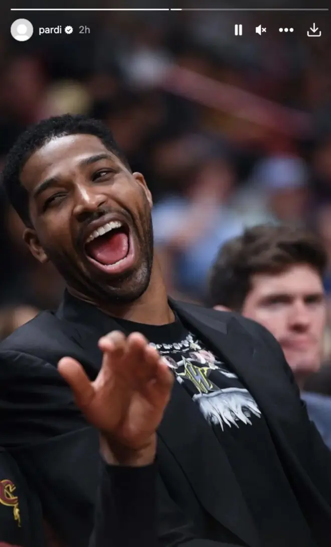 Pardi posted memes of Tristan Thompson (pictured) and Future about the situation.