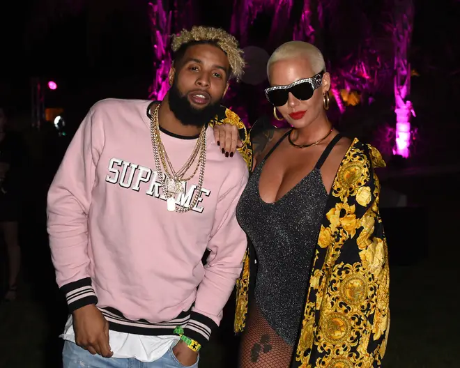 Odell and Amber Rose pictured in 2017.
