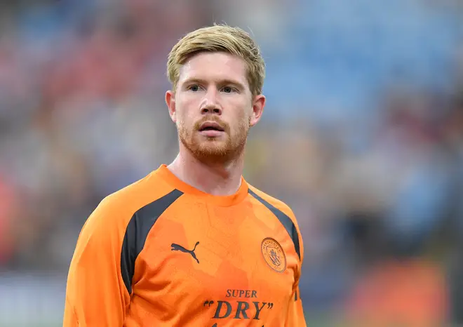 Manchester City's Kevin De Bruyne is rumoured to have written for Drizzy's new EP.