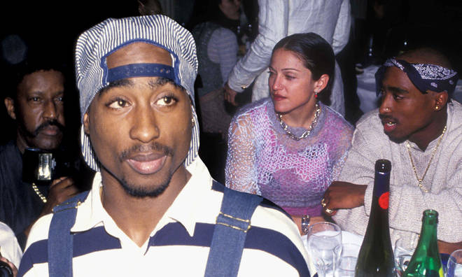 Tupac was romantically involved with Madonna in the early 90's.