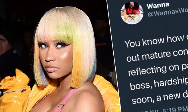 Nicki Minaj is being accused of threatening a writer who wrote a tweet about her.