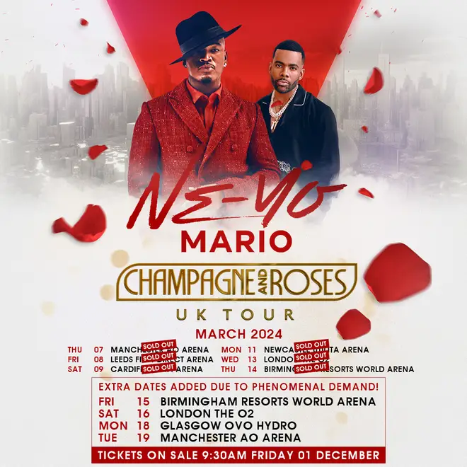 Ne-Yo and Mario have added extra dates!